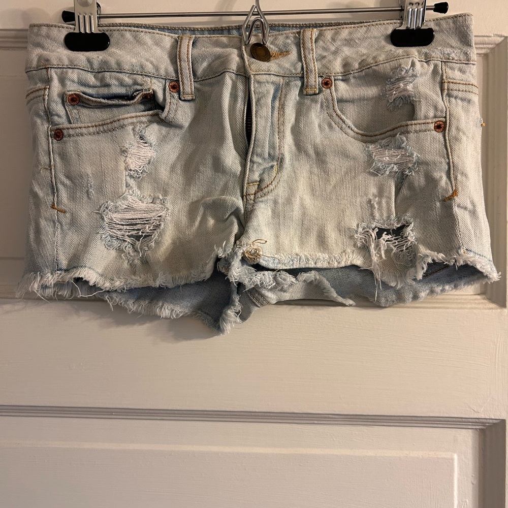 Denim shorts